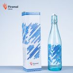 Piramal Glass Food Grade Water Bottle - Glass Water Bottle 500 ML - Glass Water Bottle Eco Friendly - Glass Water Bottle - BPA Free Water Bottle 500 ML