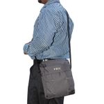 FOIL Polyester Stylish Side Shoulder Bag Grey Color