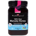 Wedderspoon, 100% Raw Manuka Honey, KFactor 12, 17.6 oz (500 g)