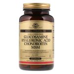 Solgar, Glucosamine Hyaluronic Acid Chondroitin MSM, 120 Tablets SOL-01317