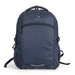 FOIL Polyester Laptop Backpack Navy Blue Color