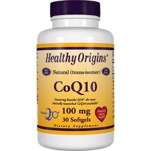 Healthy Origins CoQ10 100 mg (Kaneka Q10) 30 Softgels