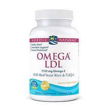 Nordic Naturals, Omega LDL With Red Yeast Rice and CoQ10, 1,000 mg, 60 Soft Gels