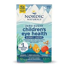 Nordic Naturals Children鈥檚 Eye Health Gummies, 484mg Omega-3 with Lutein & Zeaxanthin, For Eye Health & Visual Function, Strawberry Lemonade Flavor, Non-GMO, for Kids 2-12 Ages, 30 Gummies