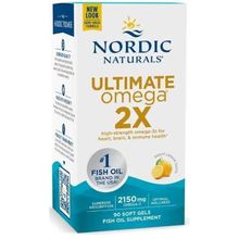 Nordic Naturals Ultimate Omega 2x 2150mg Omega-3 90 Softgels