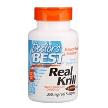 Doctor's Best, Real Krill, 350 mg, 60 Softgels