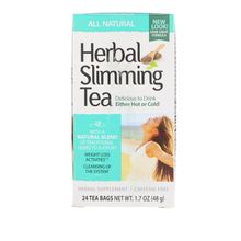 21st Century Herbal Slimming Tea Natural 24 Tea Bags 1.7 oz (48 g)