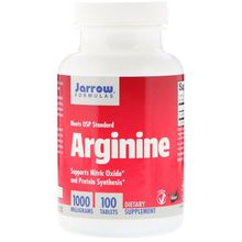 Jarrow Formulas L-Arginine 1000mg,  100 Tablets