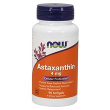 Now Foods Astaxanthin Softgels, 4 mg- 90 Counts