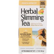 21st Century Herbal Slimming Tea Peach-Apricot 24 Tea Bags 1.7 oz (45 g)