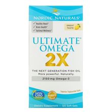 Nordic Naturals Ultimate Omega 2X Lemon 2150mg 120Softgels