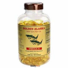 NCB Alaska Deep Sea Fish Oil, Omega 3 1000mg 200 Softgels