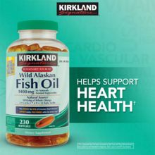Kirkland Wild Alaskan Fish Oil 1400mg 230 Softgels