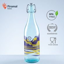 Piramal Glass Food Grade Water Bottle - Glass Water Bottle 1000 ML - Glass Water Bottle Eco Friendly - Glass Water Bottle H2o - BPA Free Water Bottle 1 Lts