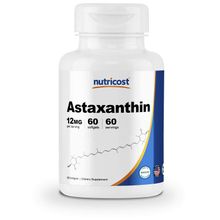 Nutricost Astaxanthin 12mg Per Serving, 60 Softgels