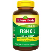 Nature Made Fish Oil - 1000 mg - 90 Liquid Softgels