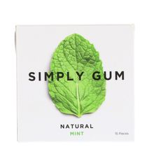 Simply Gum Natural Chewing Gum Mint -- 15 Pieces