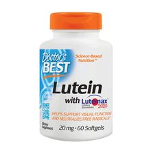Doctors Best Lutein Featuring Lutemax and Meso-Zeaxanthin Supplement, 60 Softgels