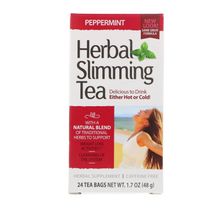 21st Century Herbal Slimming Tea Peppermint 24 Tea Bags 1.7 oz (48 g)