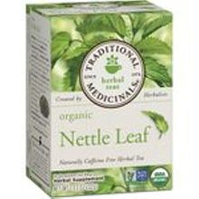 Traditional Medicinals Organic Nettle Leaf Caffeine Free Herbal Tea - 16 Tea Bags