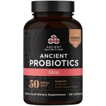 Ancient Nutrition Probiotics, skin, 50 billion CFU, 90 Capsules