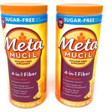 Metamucil Fiber Supplement Orange Sugar Free 260Servings