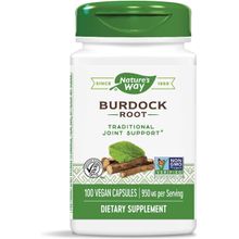 Nature's Way, Burdock Root, 950 mg per Serving 100 Vegan Capsules