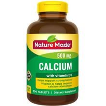 Nature Made Calcium 500mg with Vitamin D 400 IU, 300 tablets