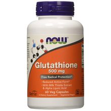 Now Foods Glutathione 500 mg,60 Veg Capsules