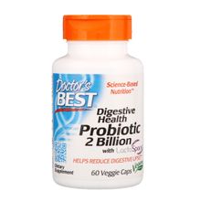 Doctor's Best Digestive Health Probiotic 2 Billion with LactoSpore 60 Veggie Caps
