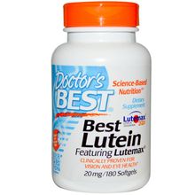 Doctor's Best Lutein With Lutemax 2020 20mg 180Softgels