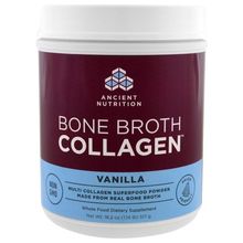 Ancient Nutrition Bone Broth Collagen Vanilla 18.2 oz 517 g