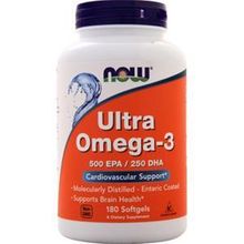 NOW Foods Ultra Omega-3 - 180 Softgels