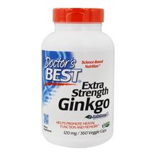 Doctor's Best Extra Strength Ginkgo 120mg 360 Veggie Capsules