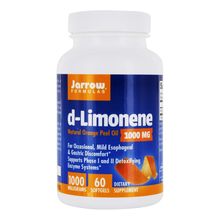 Jarrow Formulas d-Limonene Natural Orange Peel Oil 1000 mg 60 Softgels