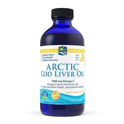 Nordic Naturals Arctic Cod Liver Oil Lemon Flavor 1060 mg Omega-3 8 fl oz 237 ml