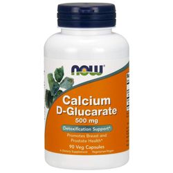 Now Foods Calcium D-Glucarate Veg Capsules, 500 mg, 90 Count