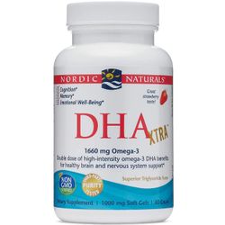 Nordic Naturals - DHA Xtra, Healthy Brain and Nervous System Support, 60 Soft Gels (FFP)