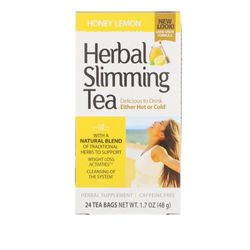 21st Century Herbal Slimming Tea Honey Lemon 24 Tea Bags 1.7 oz (48 g)