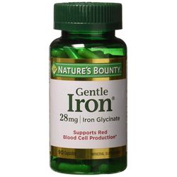 Nature's Bounty Gentle Iron 28mg 90capsules