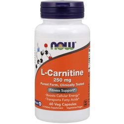 Now Foods L-Carnitine 250mg 60Veg Capsules