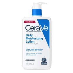 CeraVe Daily Moisturizing Lotion Face & Body Lotion for Dry Skin with Hyaluronic Acid 19 Ounce