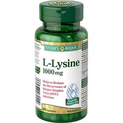 Nature's Bounty L-Lysine 1000 mg 60 Tablets