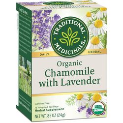 Traditional Medicinals Teas Organic Chamomile w/Lavender Tea 16 bags