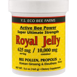 Y.S. Eco Bee Farms, Royal Jelly In Honey, 625 mg, 5.6 oz (160 g)