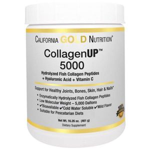 California Gold Nutrition Collagenup Marine Collagen Hyaluronic Acid Vitamin C Unflavored 16 36 Oz 464 G Globalmartindia Com